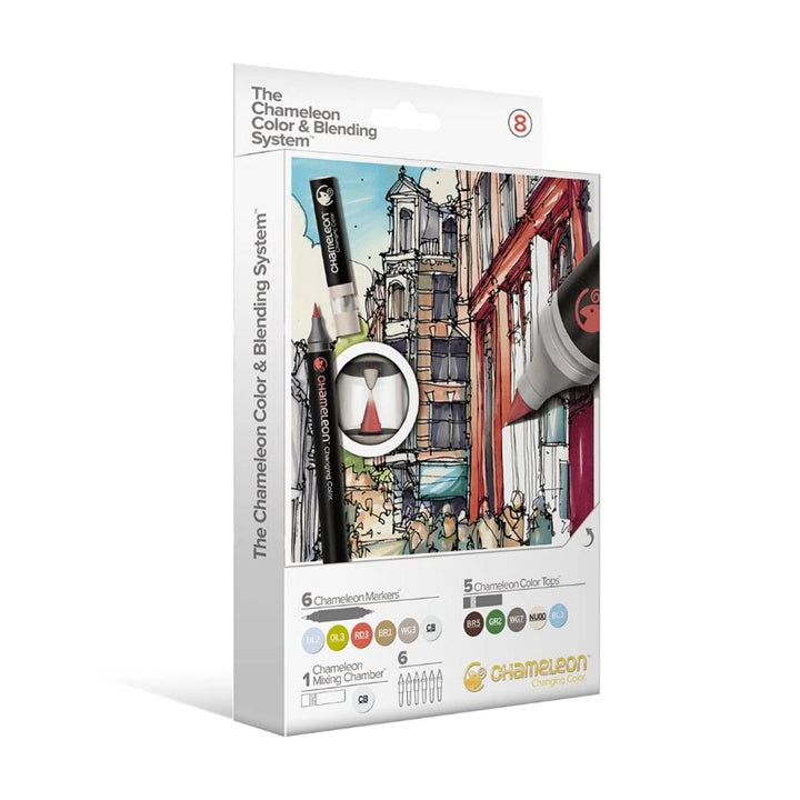Popisovače Chameleon Color & Blending System / set č. 8