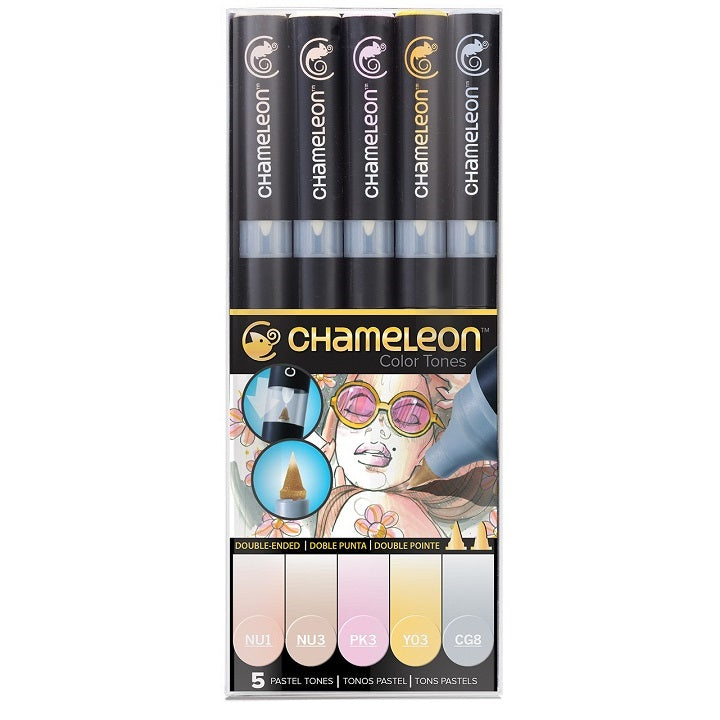 Sada popisovačů Chameleon 5 dílná - Pastel Tones