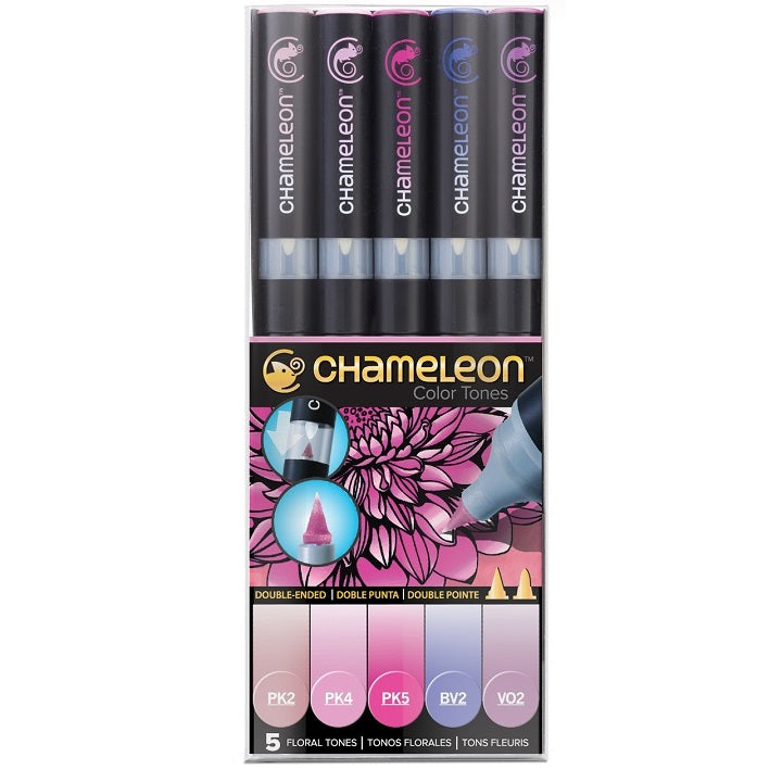Sada popisovačů Chameleon 5 dílná - Floral Tones