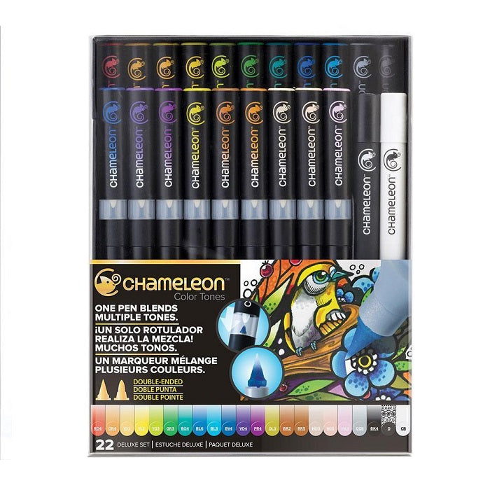 Popisovače Chameleon / sada Deluxe set 22 dílná