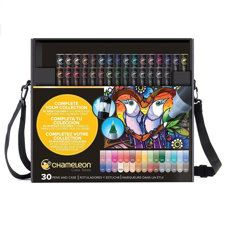 Popisovače Chameleon / sada Deluxe 30 dílná