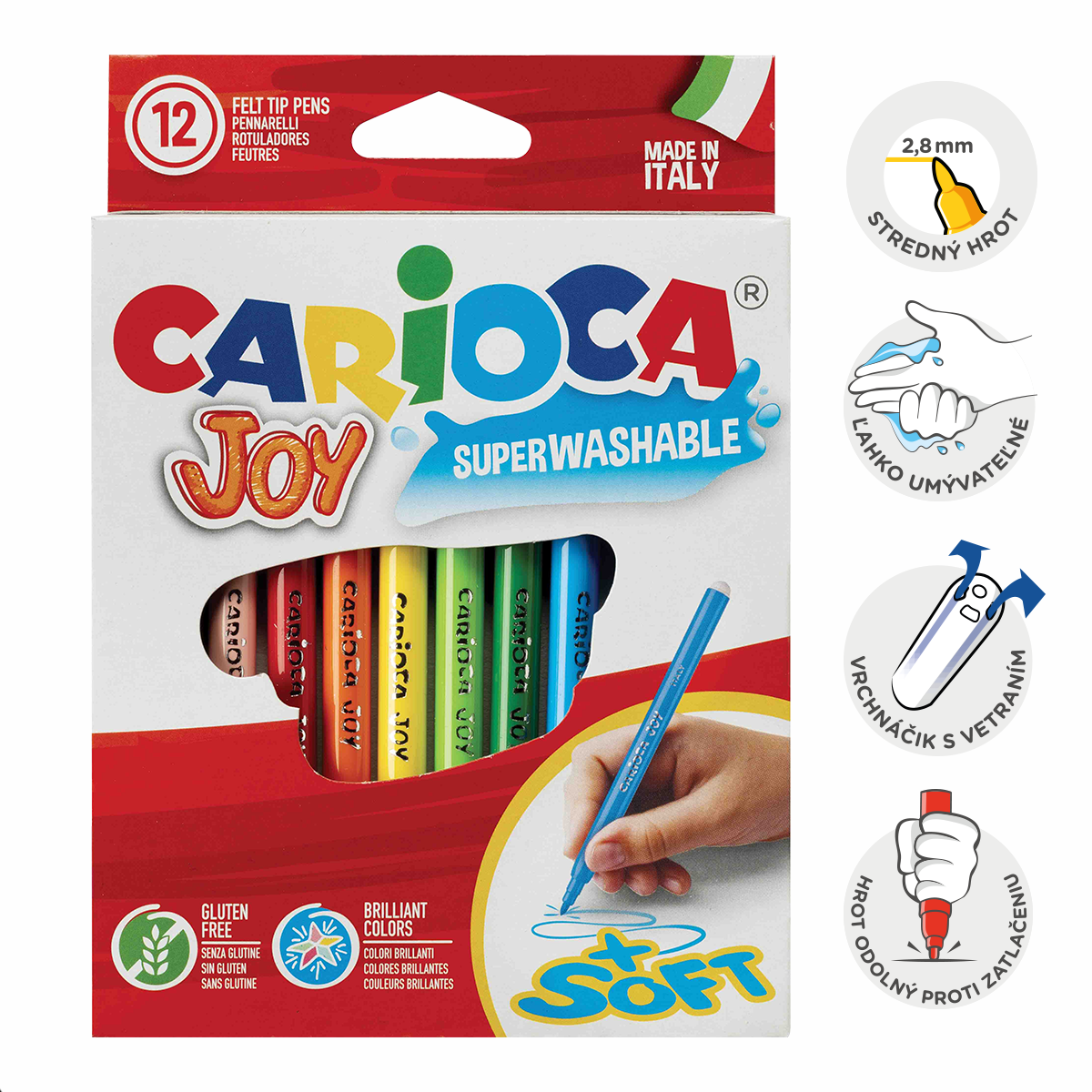 Carioca fixy Joy, mix barev