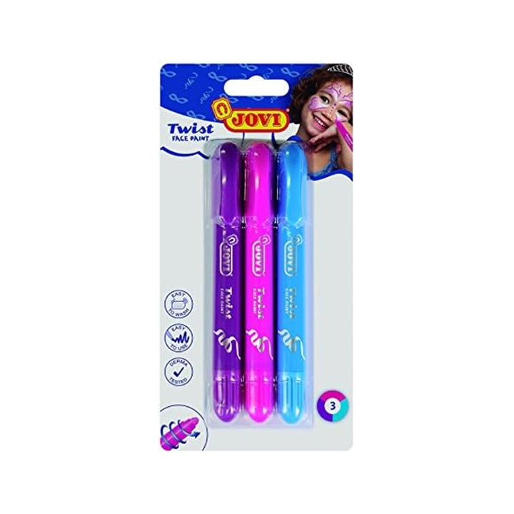 Barvy na obličej JOVI Twist Girl 3ks