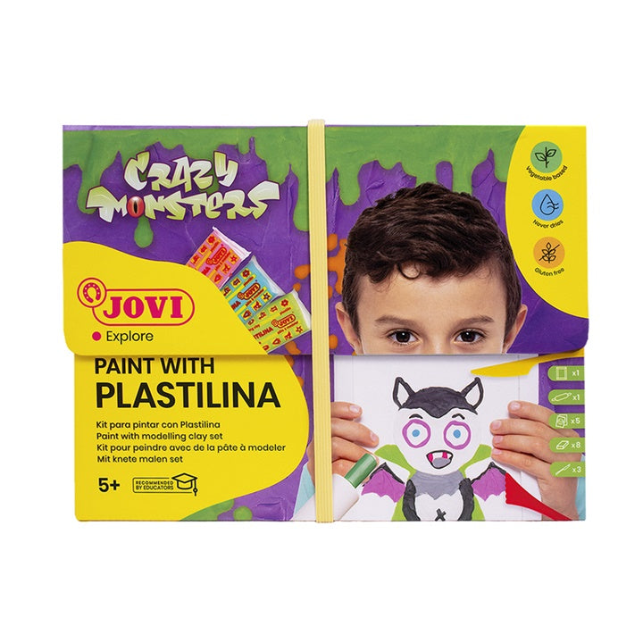 JOVI set Crazy Monsters - malování plastelínou