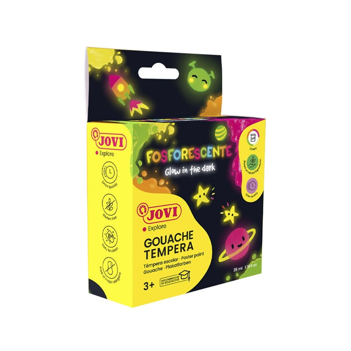 JOVI neonové temperové barvy 4x35 ml
