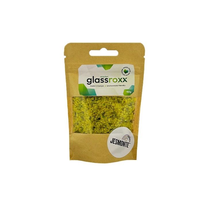 Skleněný granulát Glassroxx Jesmonite 150g – Banánová žlutá