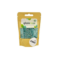 Skleněný granulát Glassroxx Jesmonite 150g – Tyrkysově modrá