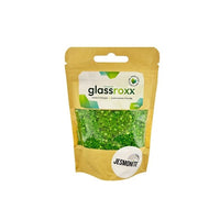 Skleněný granulát Glassroxx Jesmonite 150g – Neonově zelená