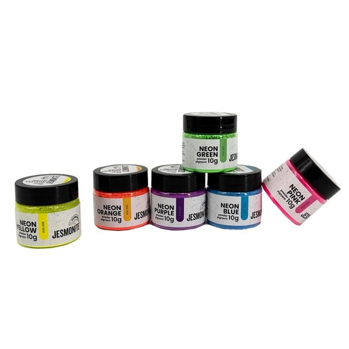 Sada neonových pigmentů Jesmonite 6 x 10 g
