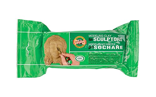 Modelovací hmota sochařská. 550g okrová