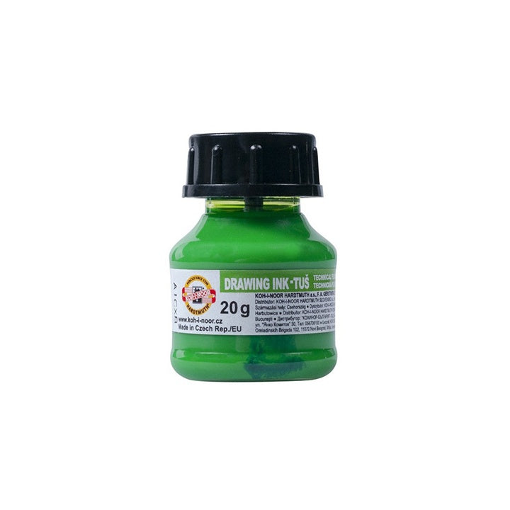 Fluorescenční technický inkoust Koh-I-Noor 20g – Zelená