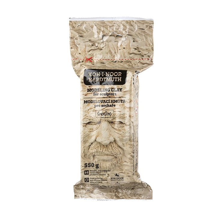Modelovací hlína KOH-I-NOOR pro sochaře - okrová, 550 g