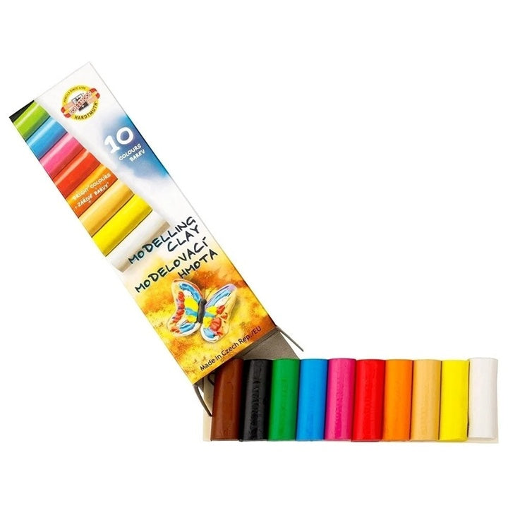 Modelovací hlína KOH-I-NOOR - sada 10 barev, 200 g