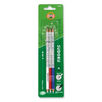 Grafitové tužky KOH-I-NOOR Sudoku 3 ks s gumou