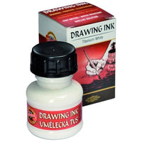 Inkoust pro umělce KOH-I-NOOR, 20 g – 2100 Titanově bílá
