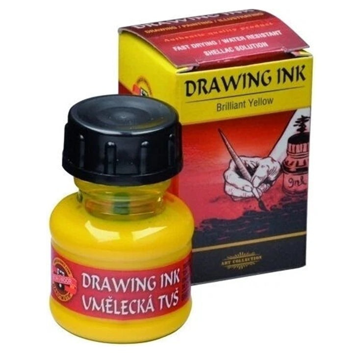 Inkoust pro umělce KOH-I-NOOR, 20 g – 2200 Jasně žlutá