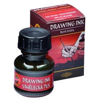 Inkoust pro umělce KOH-I-NOOR, 20 g – 2600 Pálená umbra