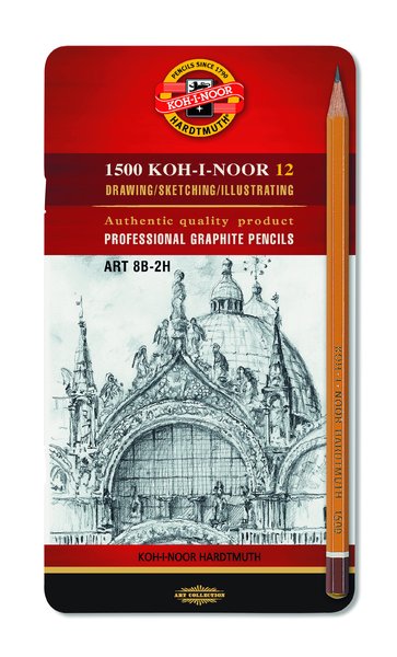 Sada grafitových tužek ART KOH-I-NOOR / 12 dílná