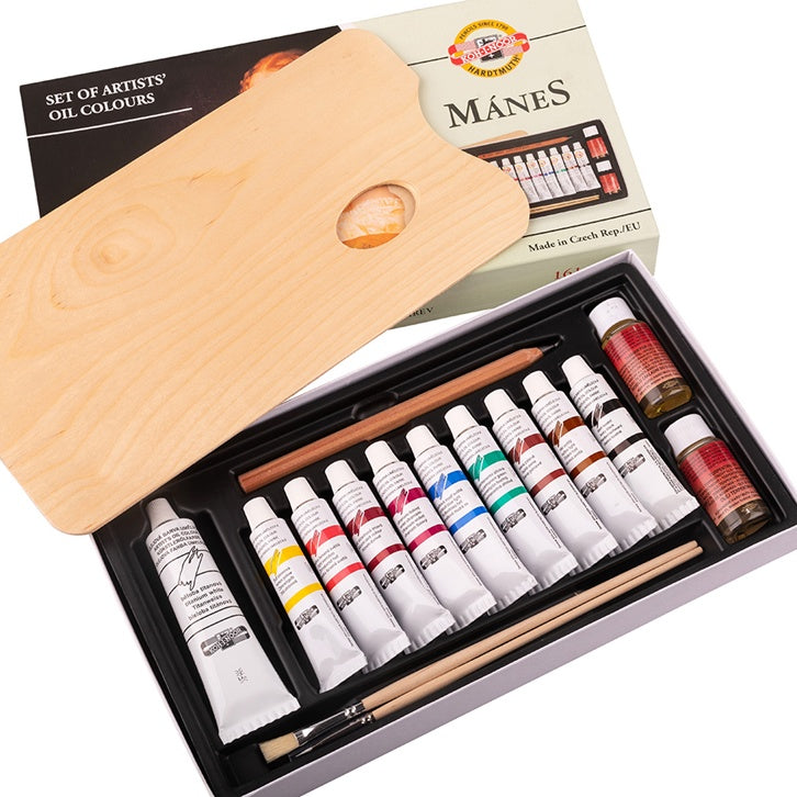 Sada olejových barev Mánes / 16 ml x 10 ks