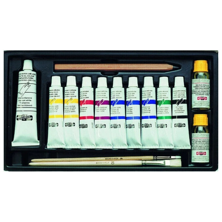 Sada olejových barev pro imprese / 16 ml x 10 ks
