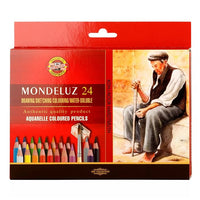 Akvarelové tužky KOH-I-NOOR Mondeluz / 24 ks