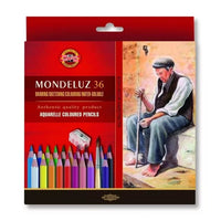 Akvarelové tužky KOH-I-NOOR Mondeluz / 36 ks