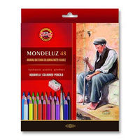 Akvarelové tužky Mondeluz / 48 ks