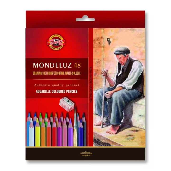 Akvarelové tužky Mondeluz / 48 ks