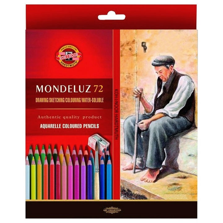 Akvarelové tužky Mondeluz / 72 ks