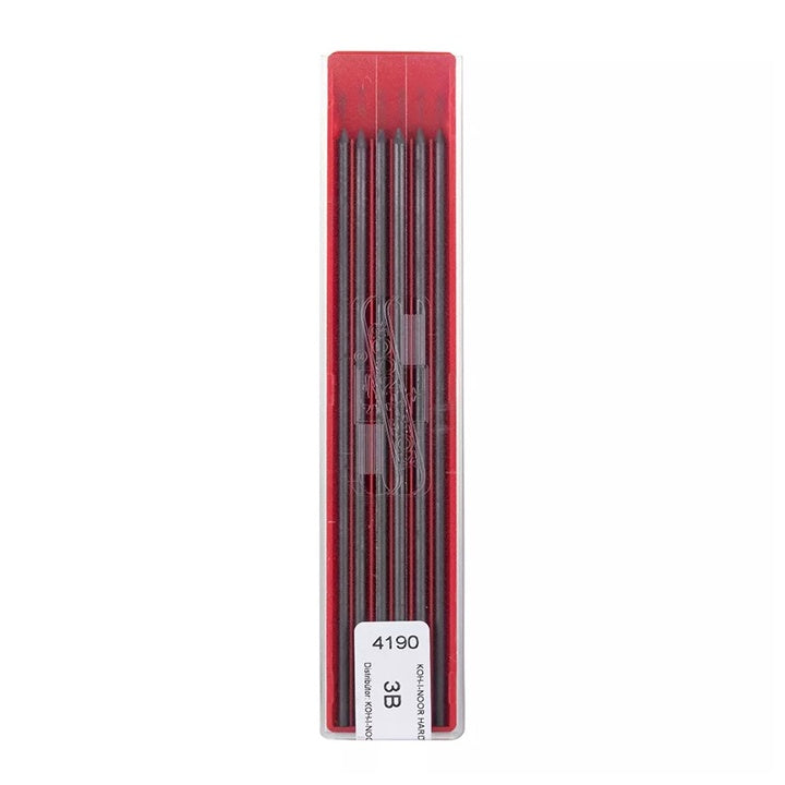 Grafitové tužky KOH-I-NOOR 2,5 mm 3B – sada 6 kusů