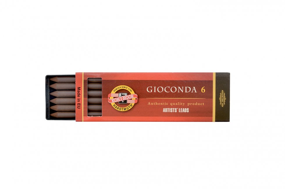Umělecká Rudka Gioconda světlehnědá sépie / 6 ks