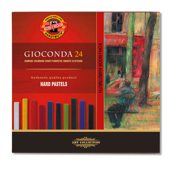 Tvrdé olejové pastely Gioconda / 24 dílný set