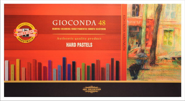Tvrdé olejové pastely Gioconda / 48 dílný set