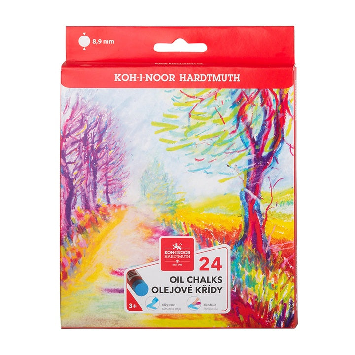Křídy na olej Koh-i-Noor / 24 ks