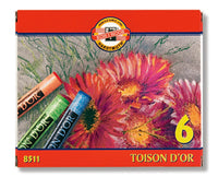 Sada suchých pastelů Toison D OR Koh-i-noor 6 dílná