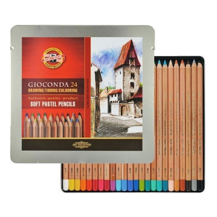 Sada suchých pastelů v tužce KOH-I-NOOR - 24 ks