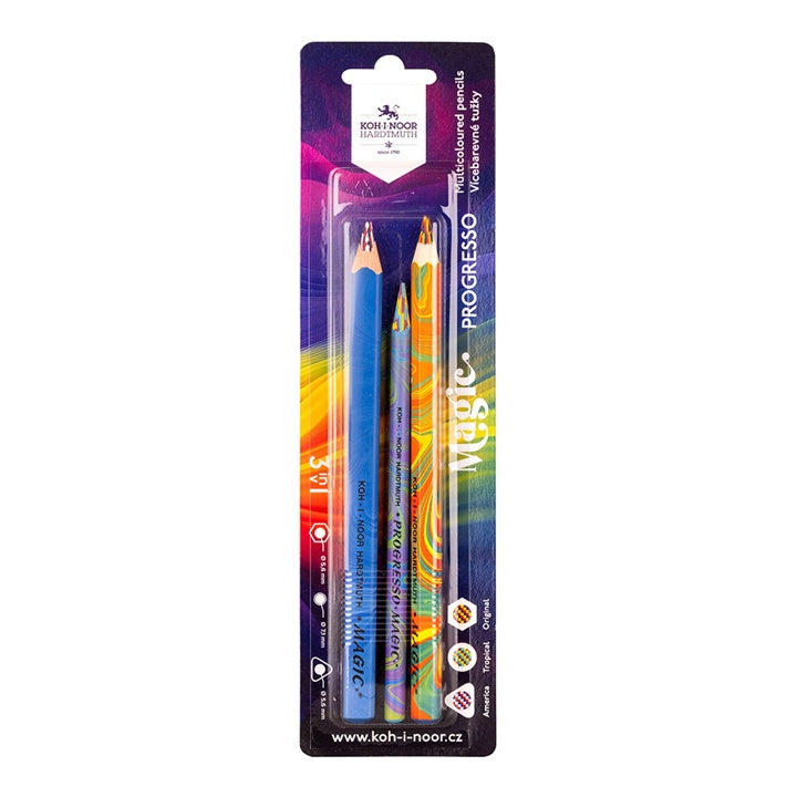 Barevné tužky KOH-I-NOOR MAGIC – sada 3 kusů