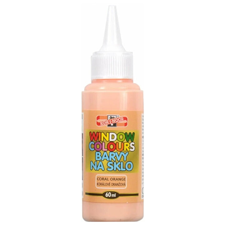 Barvy na sklo KOH-I-NOOR 60 ml – Korálově oranžová