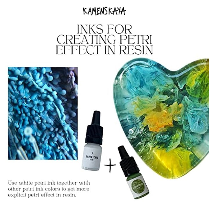 Mini sada PETRI INKS KAMENSKAYA pro pryskyřici 13 x 5 ml