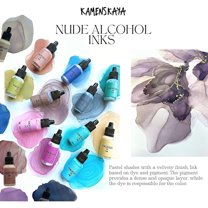 Sada lihových inkoustů NUDE KAMENSKAYA 16 x 15 ml