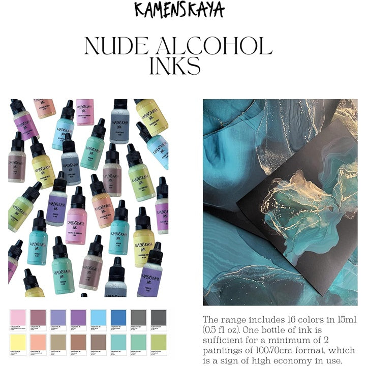 Sada lihových inkoustů NUDE KAMENSKAYA 16 x 15 ml
