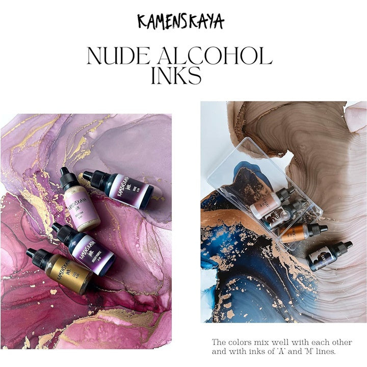 Sada lihových inkoustů NUDE KAMENSKAYA 16 x 15 ml