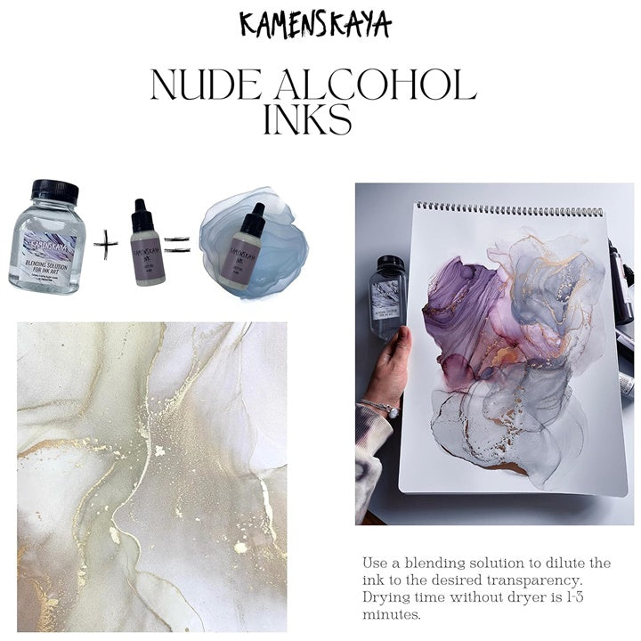 Sada lihových inkoustů NUDE KAMENSKAYA 16 x 15 ml