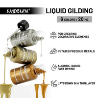 Tekuté kovy pro zlacení KAMENSKAYA 100 ml