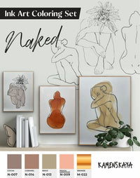 Sada inkoustů KAMENSKAYA 'NAKED'