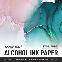 Sada syntetického papíru pro alkoholové inkousty