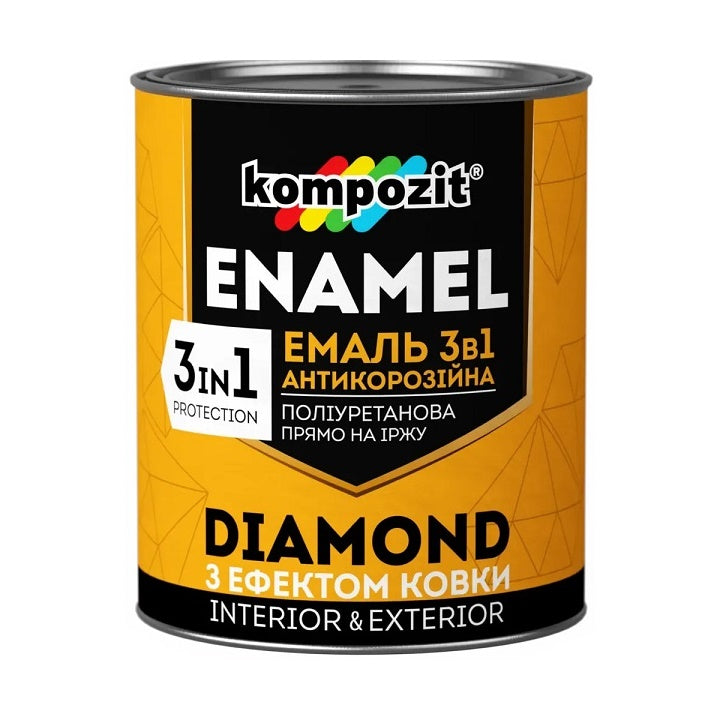 Antikorozní smalt 3 v 1  KOMPOZIT DIAMOND 0,65 l