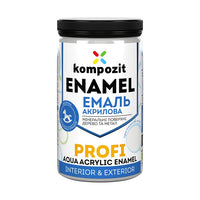 Akrylátový smalt  KOMPOZIT PROFI Gloss 0,3 l – Bílá