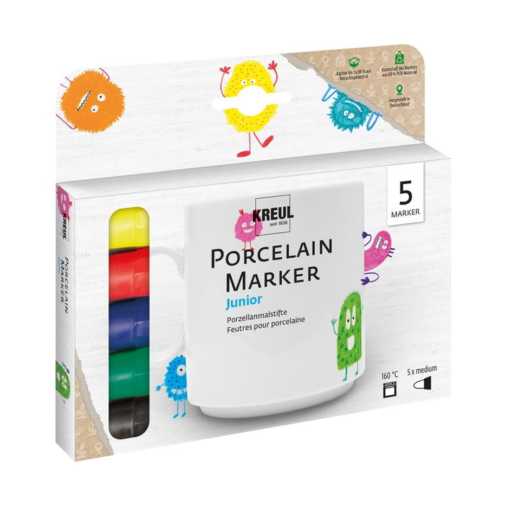 Sada fixů na porcelán 5 ks