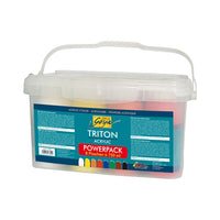 Akrylové barvy Kreul Triton Liquid Powerpack / sada 8 x 750 ml